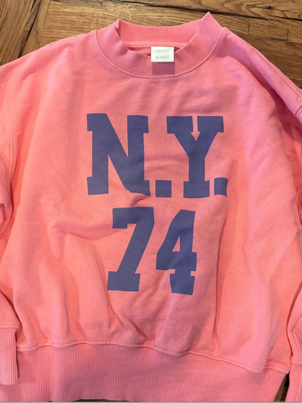 Zara Kids size 9-10 Pink Sweatshirt